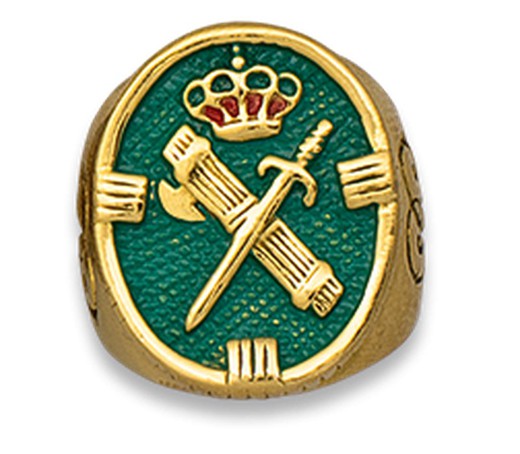 Anillo Guardia Civil Acero