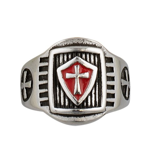 Anillo Templarios Escudo