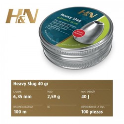 Balines Slug Hp Heavy 6'32Mm H&N