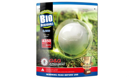 Bolas Bio 0.23G Bbs 1Kg (4300Bbs) G&G