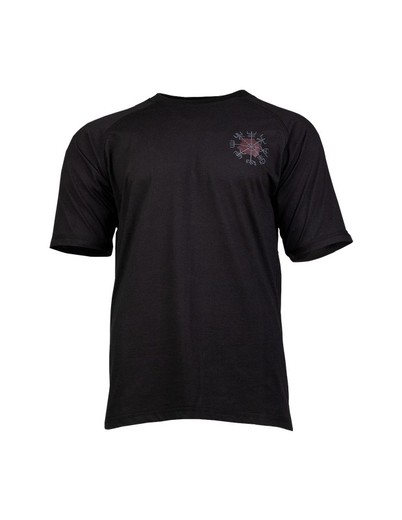 Camiseta Negra Midgard North Series T-Shirt Ragnar Raids