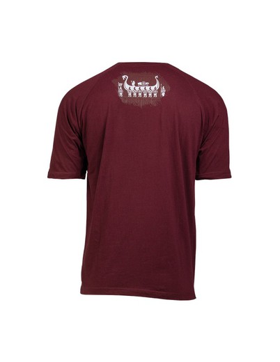 Camiseta Roja Midgard Valhalla Rising Series T-Shirt Ragnar Raids