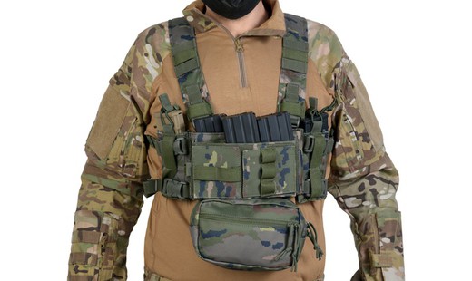 Chaleco Chest Rig Task Español Boscoso Delta Tactics