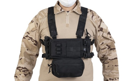 Chaleco Chest Rig Task negro DELTA TACTICS