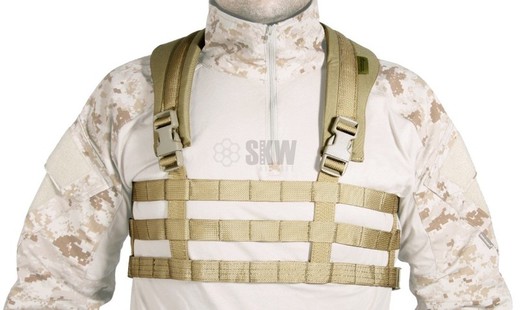 Chaleco Chest Rig Ultra Ligero Tan Gerónimo