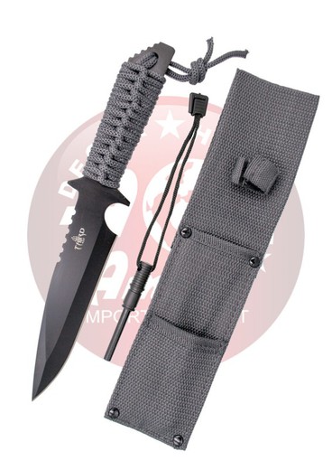 Cuchillo Táctico H0401 Gris Third