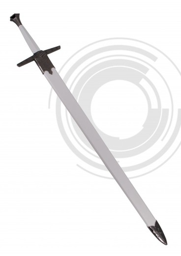 jugadores y coleccionistas 21 cm Swords and more Espada de The Witcher Geralt Riv de plata Abrecartas con soporte miniatura regalo de vídeo para fans 
