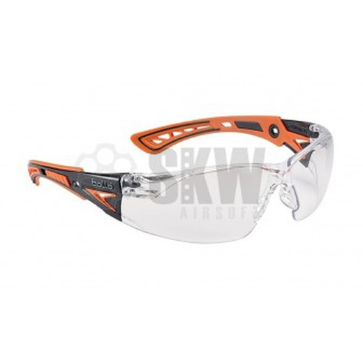 Gafas Rush+ Pc Transparente Naranja Bollé