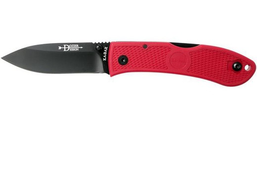 Ka-Bar Dozier Folding Hunter Red