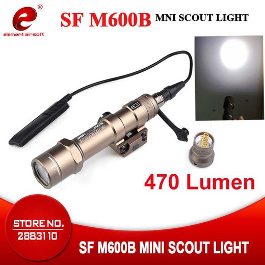 Linterna Táctica M600B 470 Lumens Tan Surefire(Element)