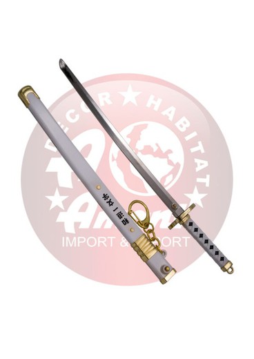 Llavero Katana Shusui Wado Ichimonji de Zoro de One Piece