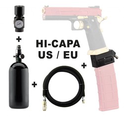 Pack Hpa M4 Adaptador Mag Para Serie Hi-Capa