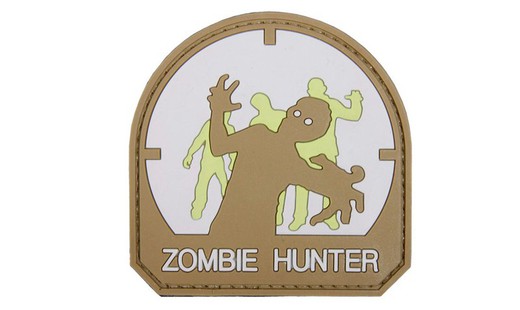 Parche Pvc Cazador de Zombies Emerson