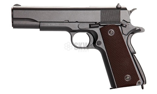 Pistola Co2 1911 Blowback Fullmetal 4.5 Kwc