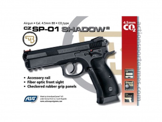 Pistola Cz Sp-01 Shadow -No Blow-Black