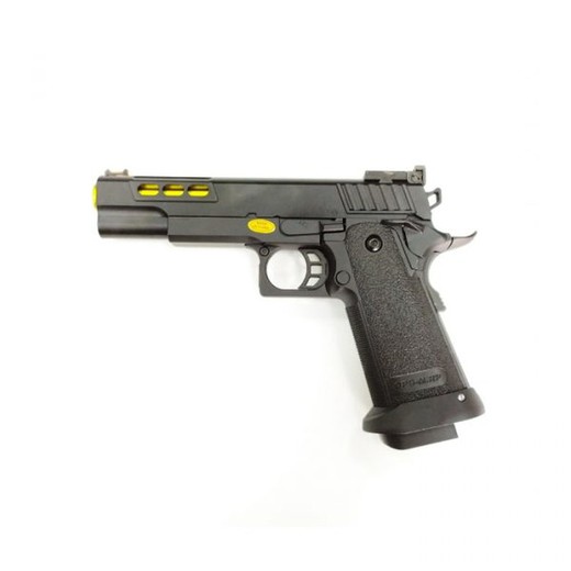 Pistola Gbb Hi-Capa 5.1 Gold Mrp Golden Eagle New Gen Airsoft