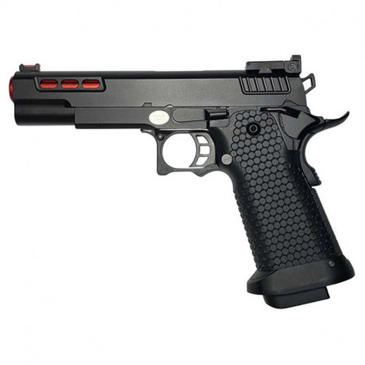 Pistola Hi-Capa 5.1 3332-Pc Negra/Roja Golden Eagle