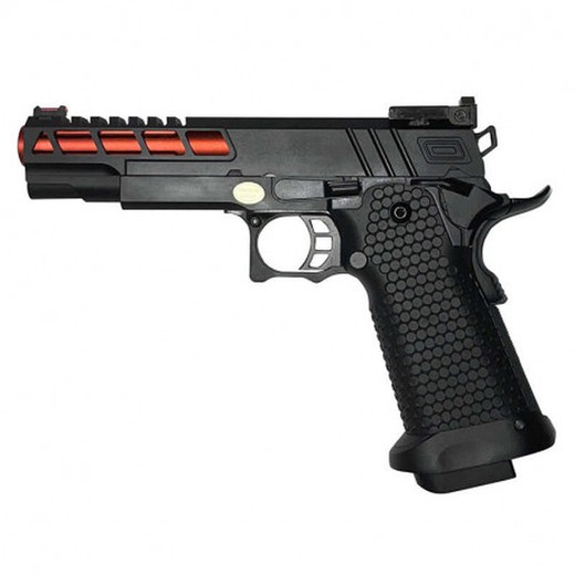 Pistola Hi-Capa 5.1 3341-Pc Negra/Roja Golden Eagle