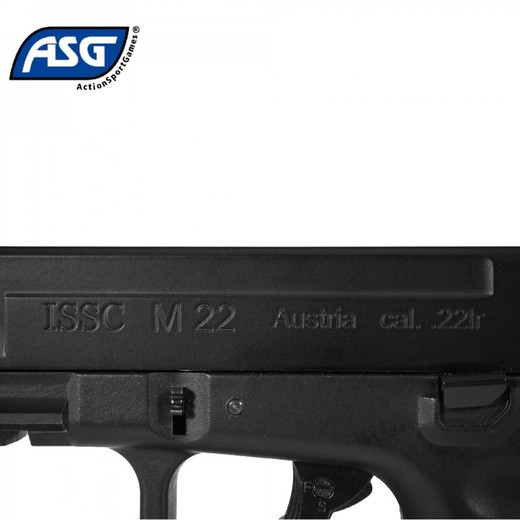 Pistola  Issc M22 Negro 4,5 Mm Co2 Asg