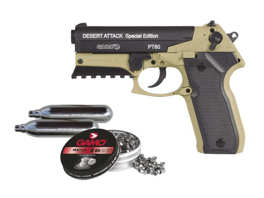 Pistola Pt-80 Desert Attack Se (Pack) Gamo