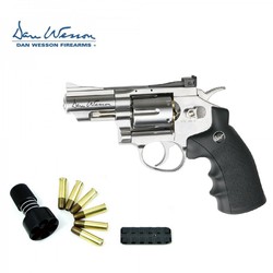 Revolver Dan Wesson 2,5" Silver - 4,5 Mm Co2 Bbs