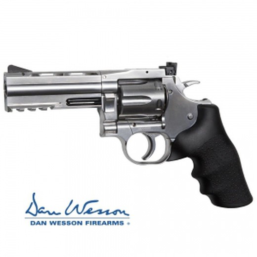 Revolver Dan Wesson 715, 4" Plata