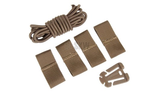 Set Clips y Cordones Casco Fast Tan