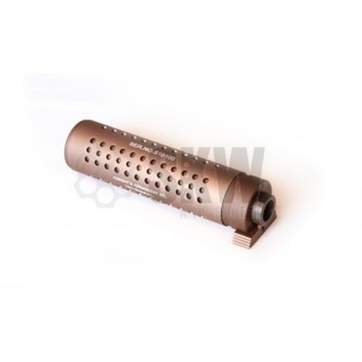 Silenciador Corto Clip Con Bocacha 150Mm Tan