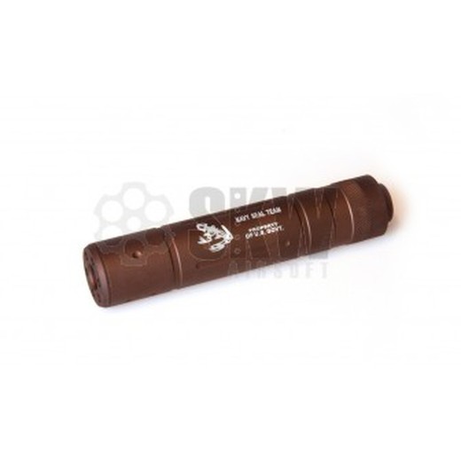 Silenciador Medio Navy Seal 155Mm Tan