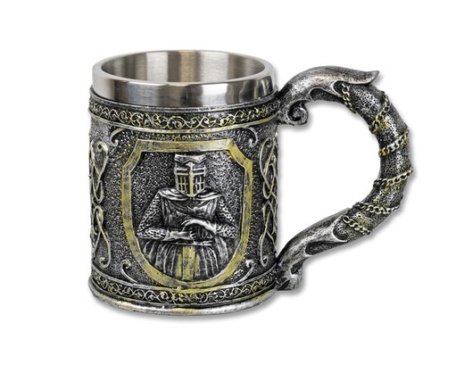 Taza Decoración Templarios