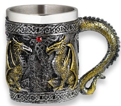 Taza Resina Dragones