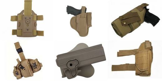 Pistoleras y sus accesorios