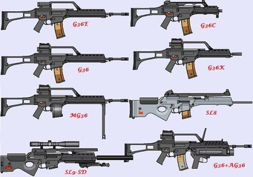 Serie G36 airsoft