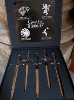 Set 5 Abrecartas Espadas Juego de Tronos Got