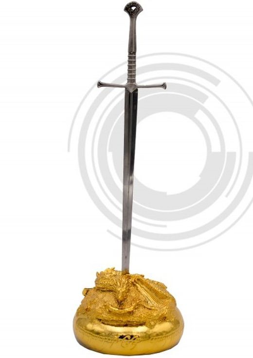 Espada Narsil Con Peana Musical de El Señor de Los Anillos