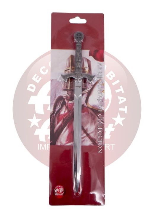 Abrecartas espada Templaria Níquel