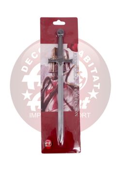 Abrecartas espada Templaria clásica Níquel