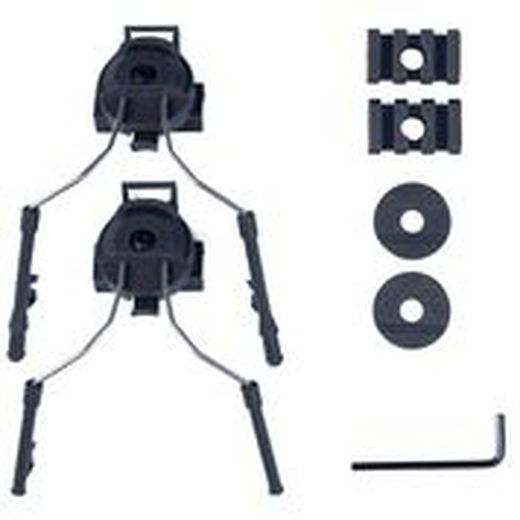 Adaptadores Auricular Para Casco Negros Delta Tactics
