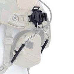 Adaptadores Auricular Para Casco Negros Delta Tactics