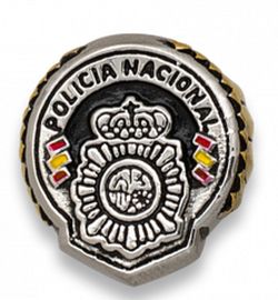 Anillo Policia Nacional Acero