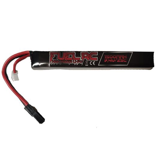 Batería li-Po 7.4V x 1500mAh Fuel RC