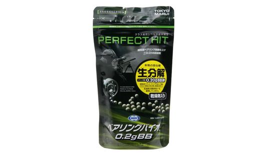 Bolas Perfect Hit 6Mm Bio 0,2Og 1600Bbs Tokio Marui