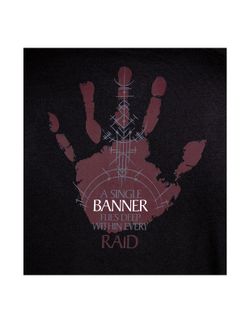 Camiseta Negra Midgard North Series T-Shirt Ragnar Raids