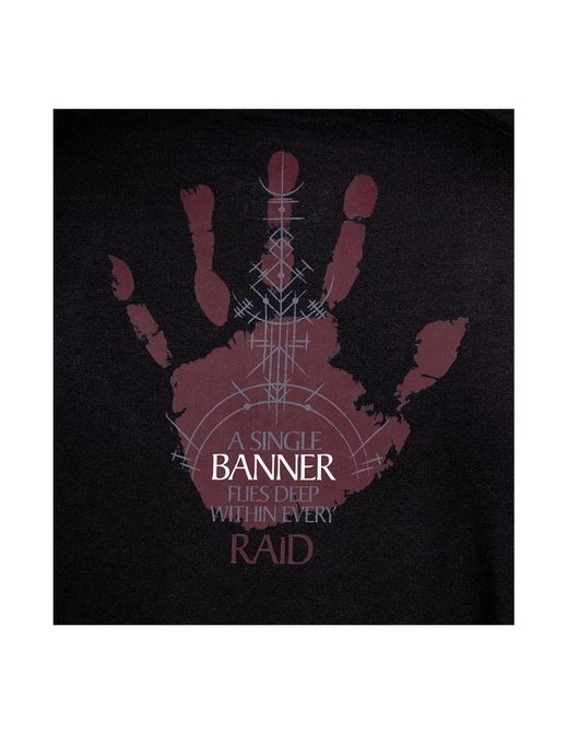 Camiseta Negra Midgard North Series T-Shirt Ragnar Raids
