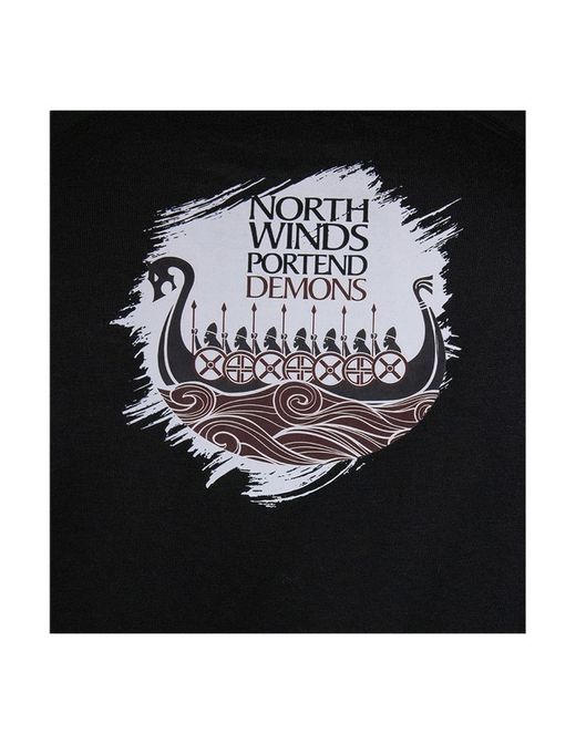 Camiseta Negra Midgard North Series T-Shirt Ragnar Raids
