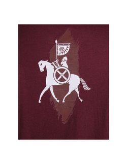 Camiseta Roja Midgard The Raven Ragnar Raids
