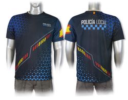 Camiseta Sublimación Barbaric Policia Local