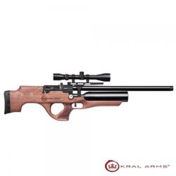 Carabina Pcp Kral Puncher Ekinoks Madera 6,35 Mm