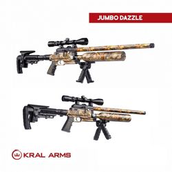 Carabina Pcp Kral Puncher Jumbo Dazzle Camo 5,5 Mm