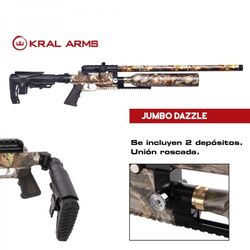 Carabina Pcp Kral Puncher Jumbo Dazzle Camo 5,5 Mm